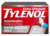 Tylenol Extra Strength Acetaminophen Rapid Release Gels 24 Pack