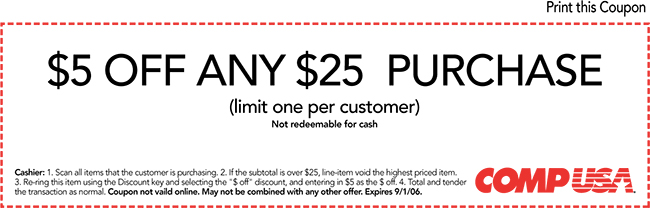 Compusa coupons codes