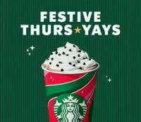Starbucks Half Off Handcrafted Beverage Thursdays 50% Off