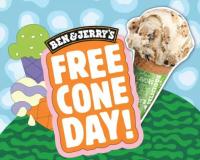 Free Ben and Jerry Scoop Ice Cream April 16th 2024