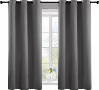Deconovo Thermal Insulated Portable Grommet Blackout Curtains