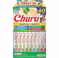 Inaba Churu Squeezable Tubes Cat Treats 40 Pack