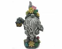 Integrated LED Solar Powered Bearded Gnome