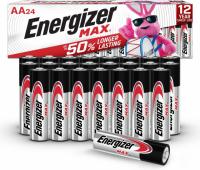 Energizer Max AA Alkaline Batteries 24 Pack