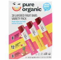 Pure Organic Layered Fruit Bars Variety 28 Pack