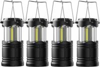 Lichamp Battery Powered LED Camping Lanterns 4 Pack