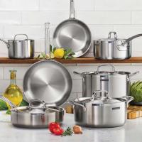 Tramontina Tri-Ply Clad Stainless Steel Cookware Set