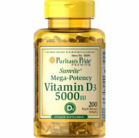 Puritans Pride Vitamin D3 5000IU Immunity Supplement