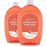 Amazon Basics Antibacterial Liquid Hand Soap Refills 2 Pack