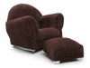 KidKraft Chocolate Upholstered Rocker and Ottoman for $64.99 Shipped