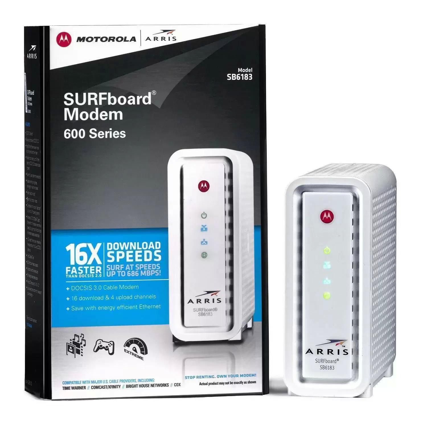 Motorola ARRIS SurfBoard SB6183 Cable Modem for $49 Shipped