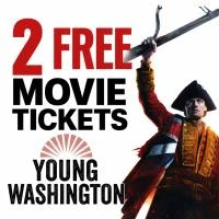 Young Washington 2 Movie Tickets for Free for July 4 after 4pm