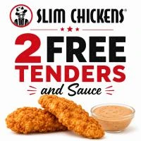 2 Free Tenders and Sauce at Slim Chickens