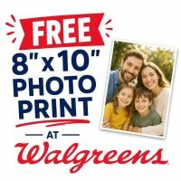 Free 8x10 Photo Print at Walgreens with Coupon FALL810