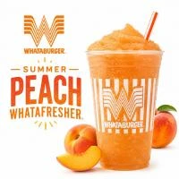 Free Whataburger 16oz Summer Peach Whatafresher on August 27th