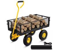 Vevor Heavy Duty Steel Garden Wagon Cart