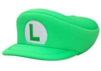 Super Mario Bros Luigi L Patch Adult Green Beret Cap