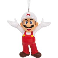 Hallmark Disney Super Mario Fire Mario Christmas Ornament
