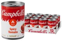 Campbells Condensed Spicy Tomato Soup 12 Pack