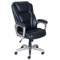 Serta Heavy-Duty Bonded Leather Commercial Office Chair