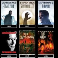 Stephen King 8-Movie Collection 7 UHD + 1HD Digital Films
