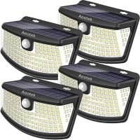 Aootek Solar Motion Sensor Lights 4 Pack