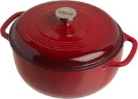Lodge 6Q Enameled Cast Iron Dutch Oven with Lid