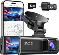 Redtiger Dash Cam Front Rear with 32GB