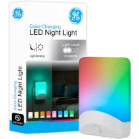 GE Color-Changing LED Night Light Plug Into Wall