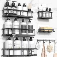 Shower Caddy Organizers with 12 Hooks 6 Pack