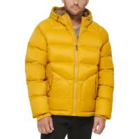 Dockers Quilted Arctic Hooded Parka Yellow Jacket