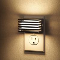 LED Automatic Dusk to Dawn Adjustable Wall Plug Night Lights 2 Pack