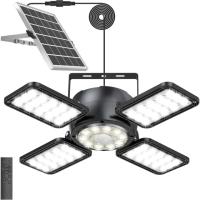Solar Shed Light Outdoor Indoor Motion Sensor Pendant Light