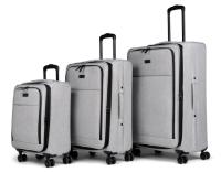 Bugatti Reborn Collection 3-Piece Softside Spinner Luggage Set
