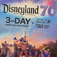 Disneyland 3-Day Park Hopper Bundle