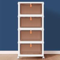 4 Tier Plastic Storage Bins and Boxes Organizer