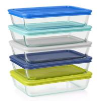 Pyrex 10-Piece Meal Prep Glass Food Storage Set