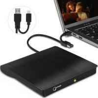Gotega External DVD Drive USB-C Portable CD DVD Drive