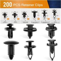 Universal Plastic Fender Rivet Auto Clips 200 Pack
