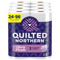 Quilted Northern Ultra Plush 3-Ply Toilet Paper Mega Rolls 24 Pack