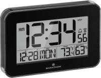 Marathon Crystal Framed Atomic Wall Clock