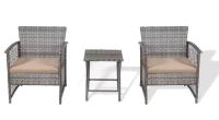 WestinTrends 3-Piece Outdoor Patio Conversation Set