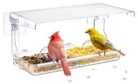 Sunally Clear View Adhesive Window Bird Feeder