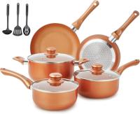 M Melenta Pots and Pans Set Ultra Nonstick Cookware Set