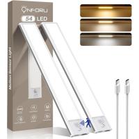 Onforu 54 LED Under Cabinet Rechargeable Motion Sensor Lights 2 Pack
