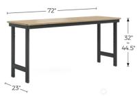 Everest 72in Wide Work Table