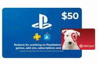 PlayStation Store Gift Card + Target Gift Card