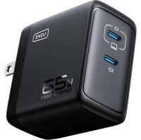 Iniu 2-Port 65w USB-C GaN Wall Charger