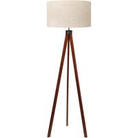 Lepower Wood Tripod Floor Lamp
