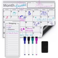 Amazon Basics Magnetic Dry Erase Whiteboard Calendar